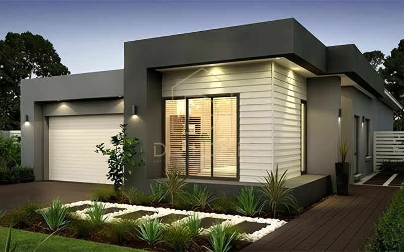 Mẫu nhà cấp 4 kết hợp hài hòa giữa truyền thống và cổ điển