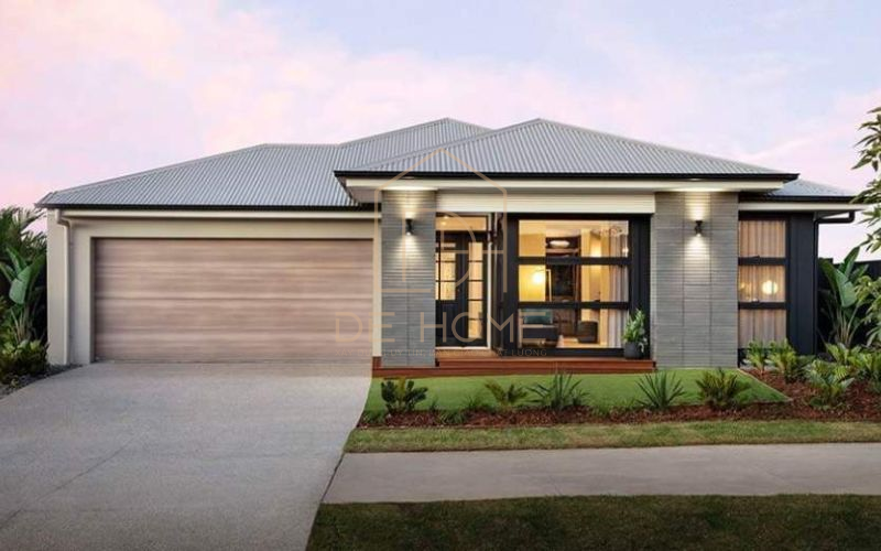 Nhà cấp 4 thường được sử dụng gam màu hài hoà